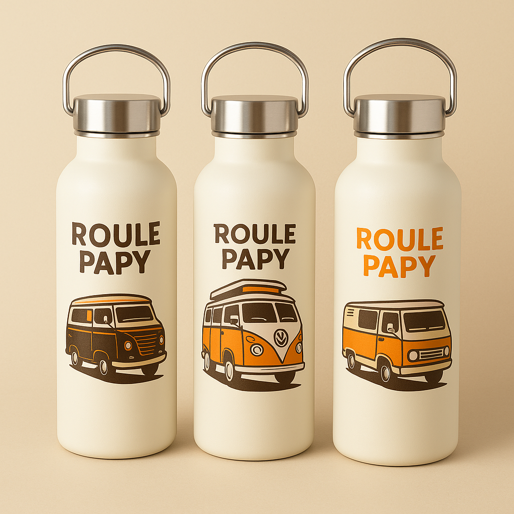 Gourde isotherme Roule Papy (aperçu)