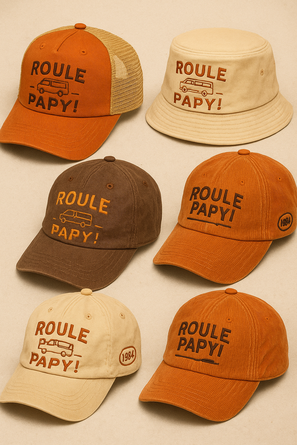 Casquette Roule Papy (aperçu)