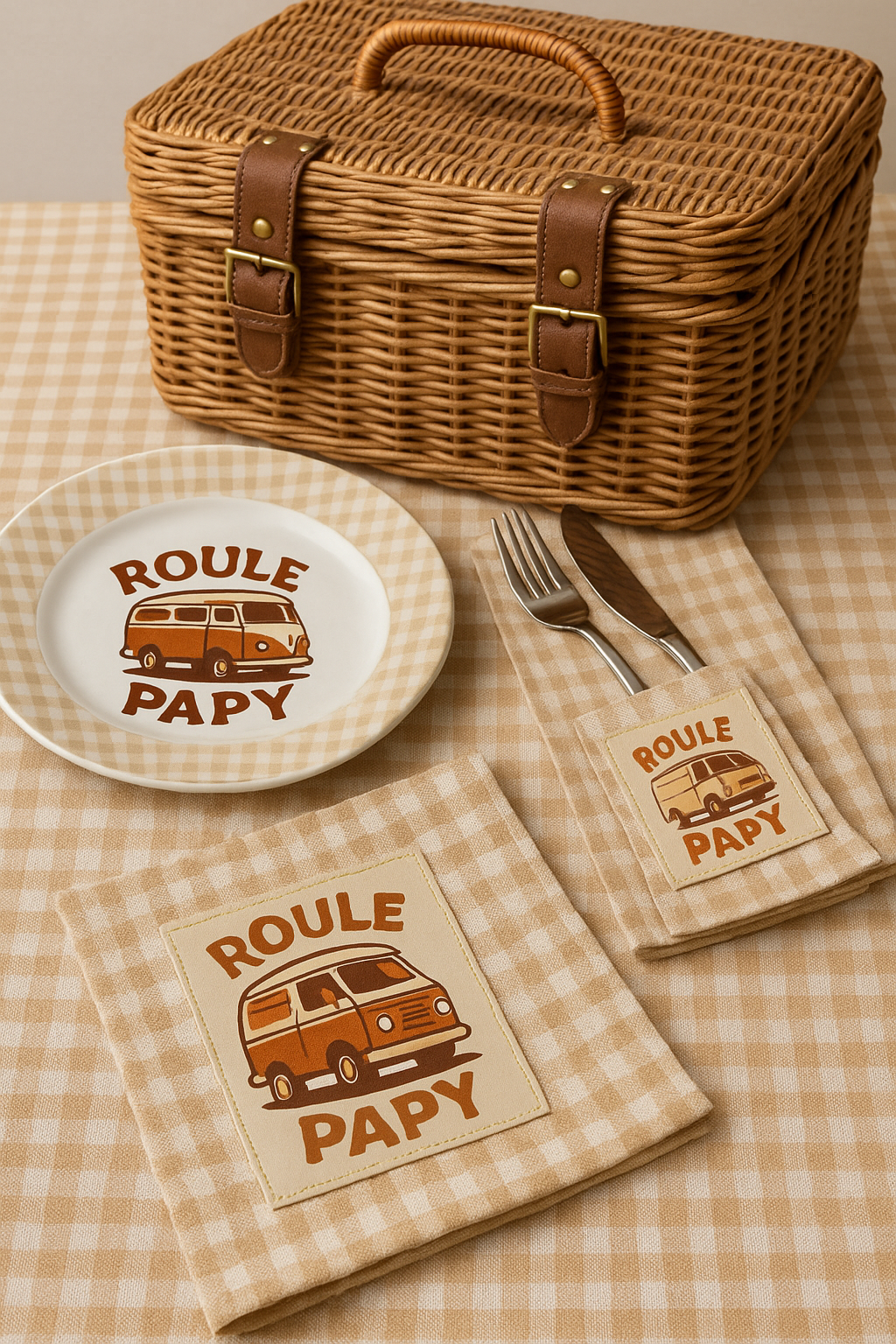 Panier pique-nique Roule Papy