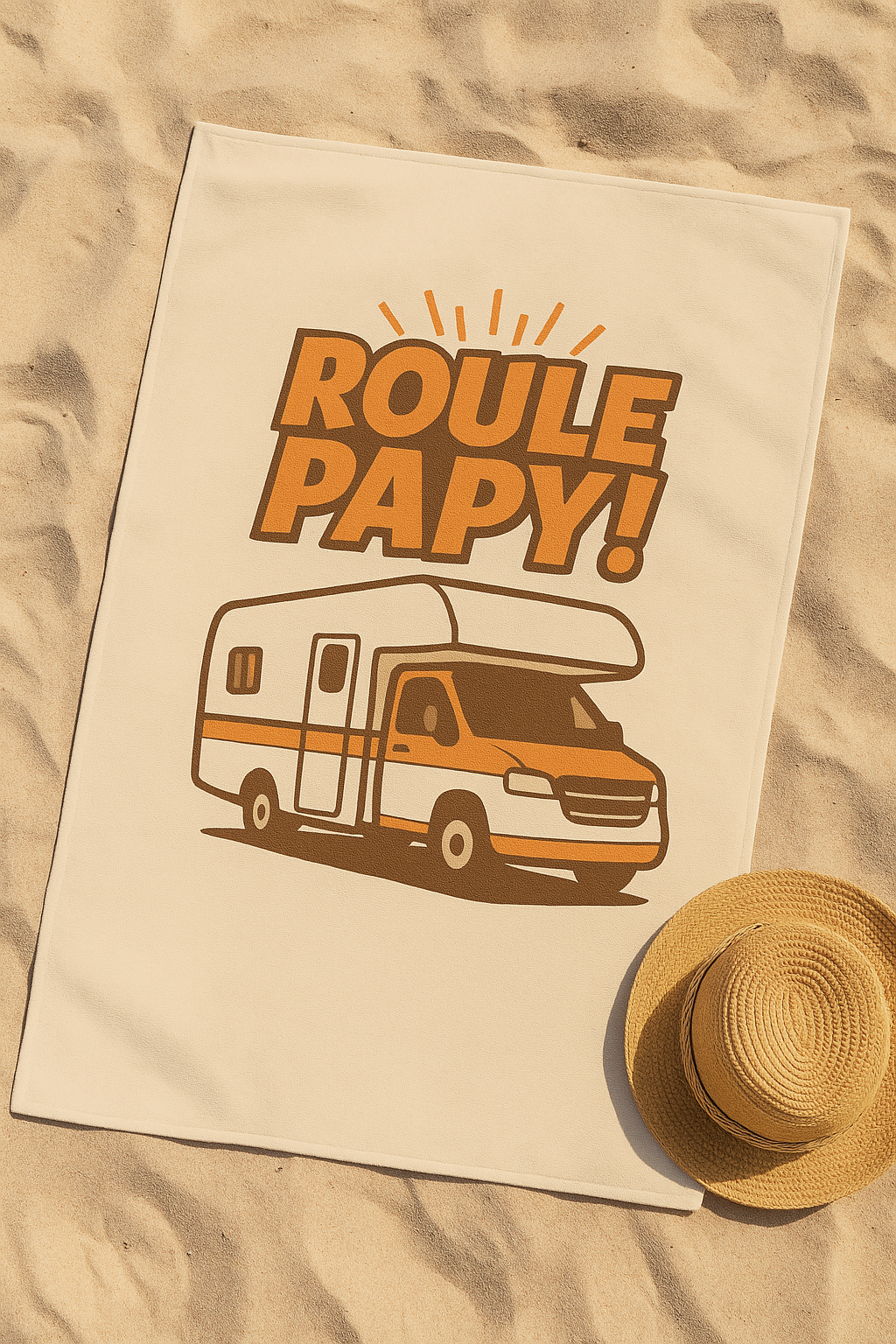 Serviette de plage Roule Papy (aperçu)